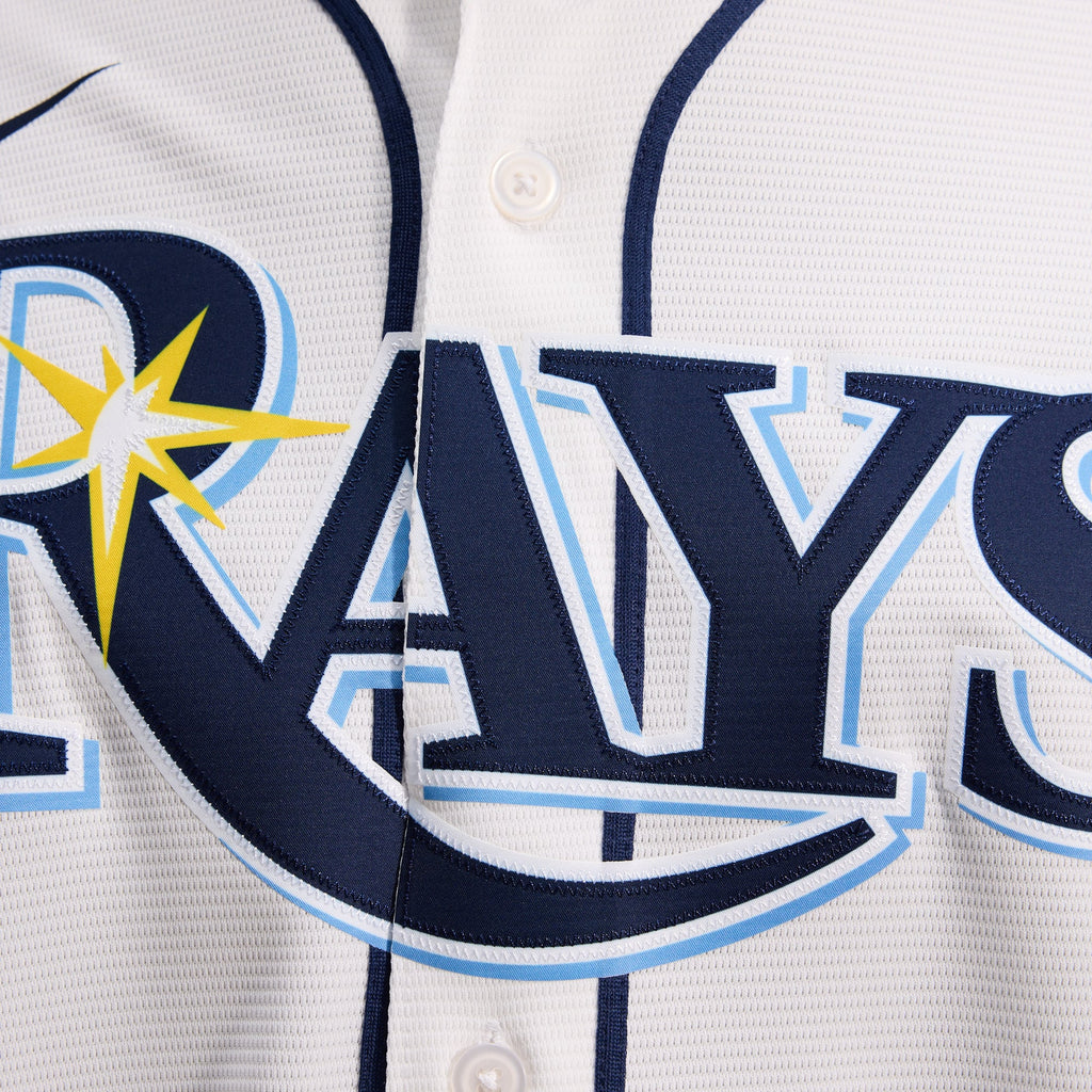 Men's  Tampa Bay Rays Yandy Díaz Nike White Home Replica Jersey