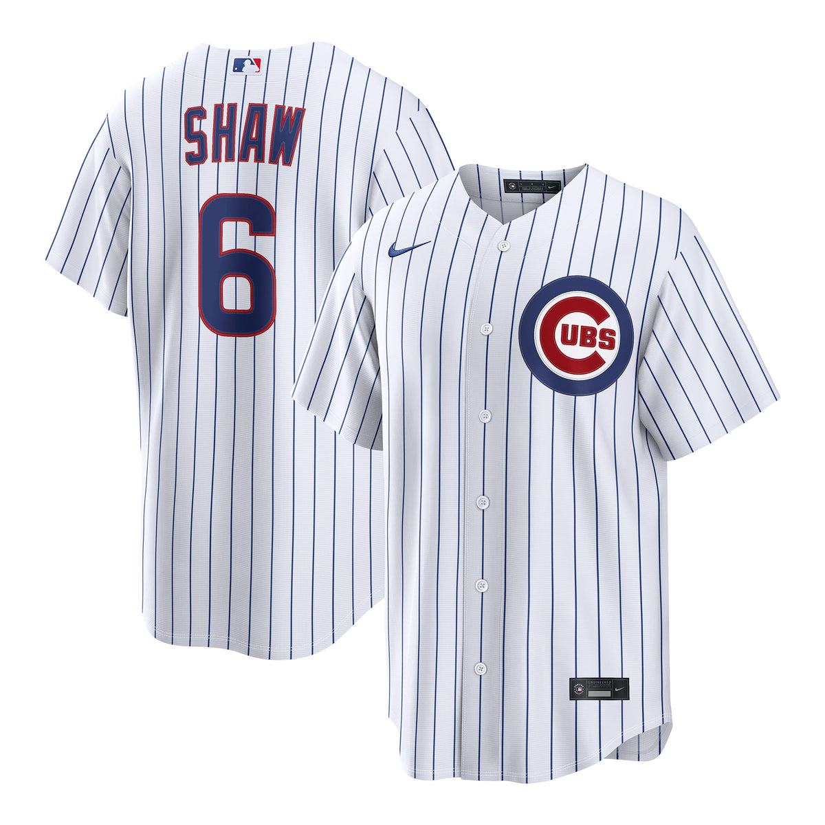 Men's Chicago Cubs Matt Shaw Nike White Home Replica Jersey