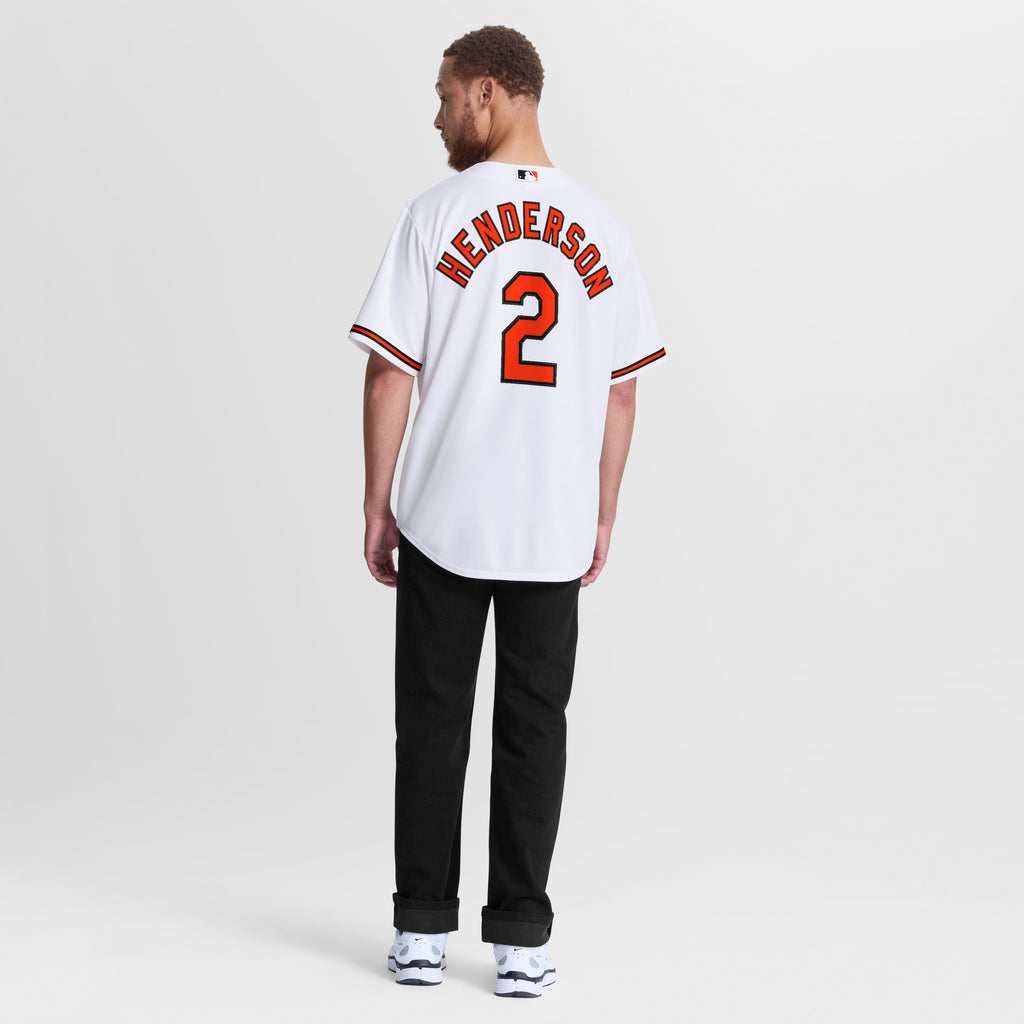 Men's Baltimore Orioles Gunnar Henderson Nike White Home Replica Jersey