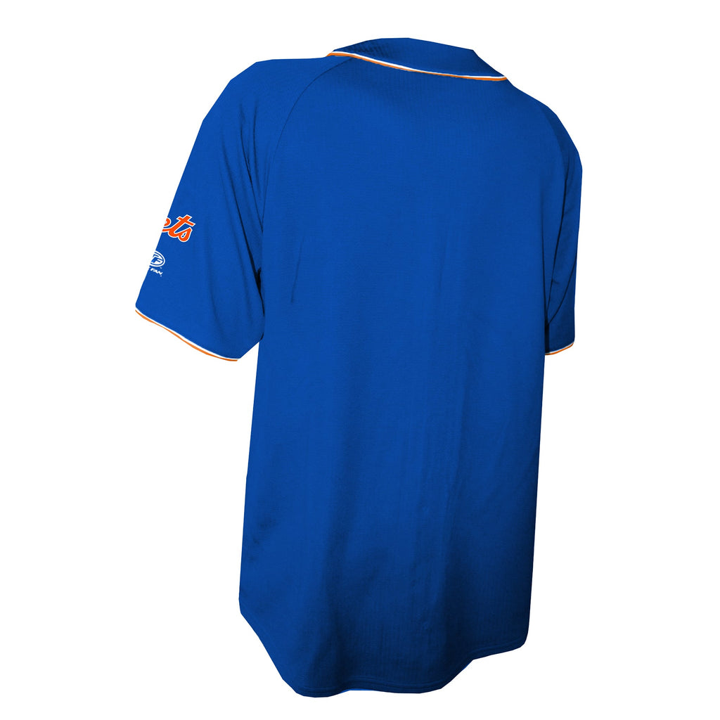 Men's New York Mets  Stitches Royal Team Color Full-Button Fashion Jersey