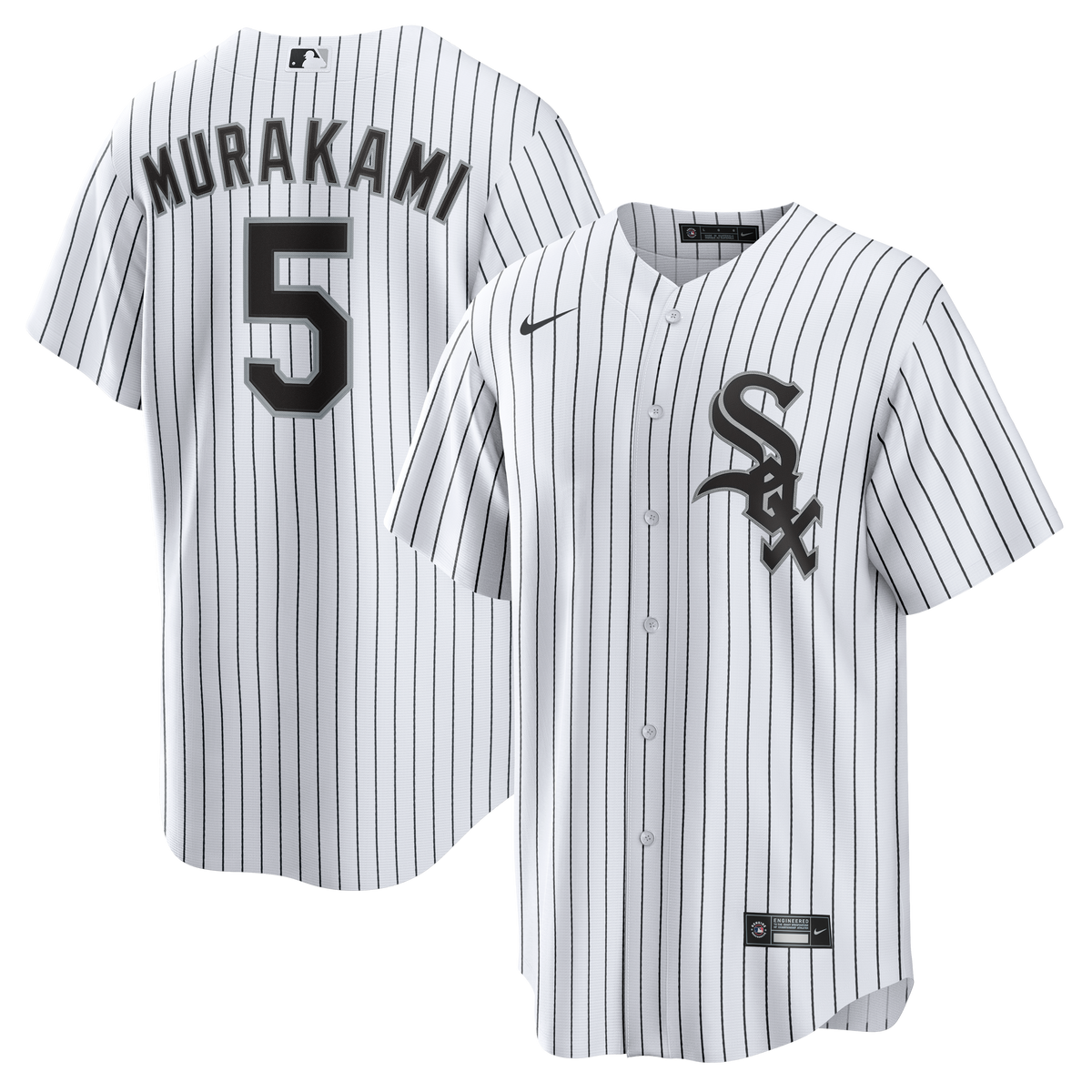 Men's Chicago White Sox Munetaka Murakami Nike White Home Replica Jersey