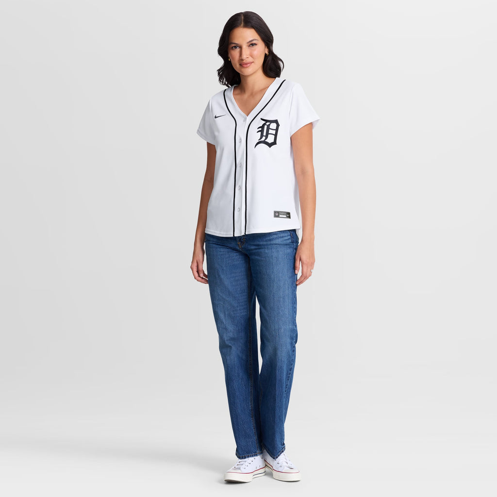 Women's Detroit Tigers Tarik Skubal Nike White Home Replica Jersey