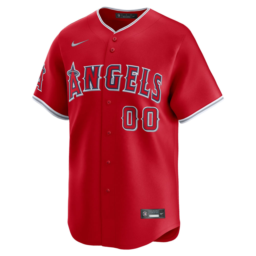 Men's Los Angeles Angels Nike White Home Limited Custom Jersey