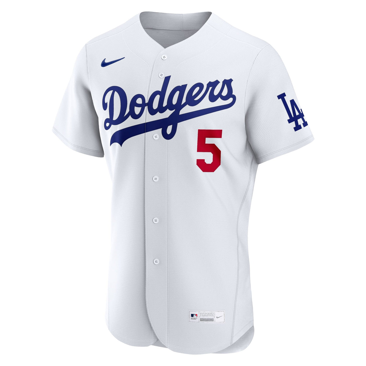 Men's Los Angeles Dodgers Freddie Freeman Nike White Home Authentic Jersey