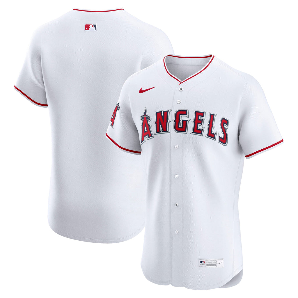 Men's Los Angeles Angels Nike White Home Elite Jersey