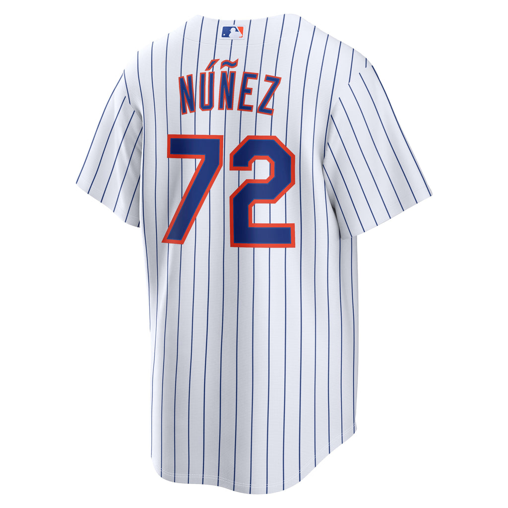 Men's New York Mets Dedniel Núñez Nike White Home Replica Jersey