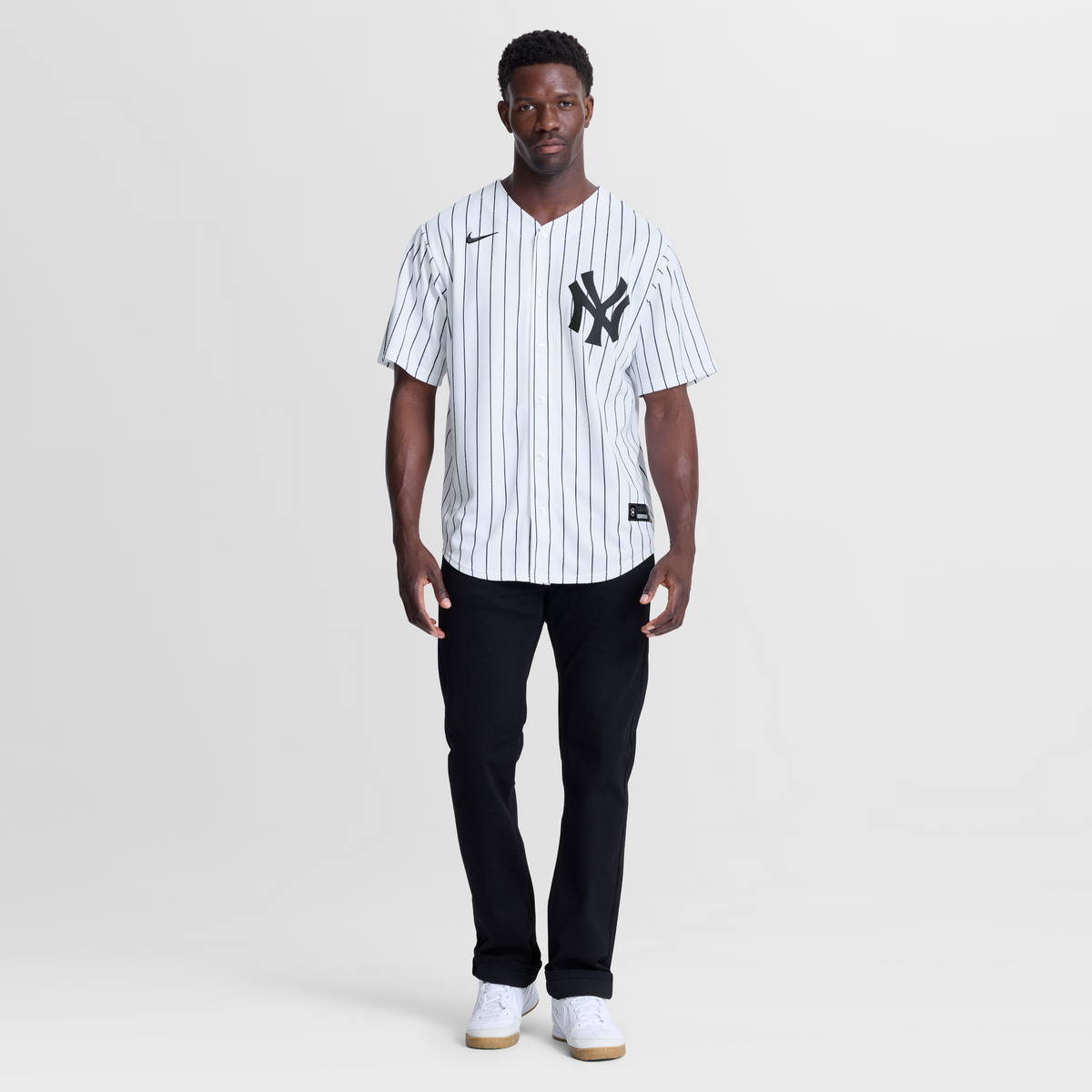 Men's New York Yankees Luis García Jr. Nike White Home Replica Jersey