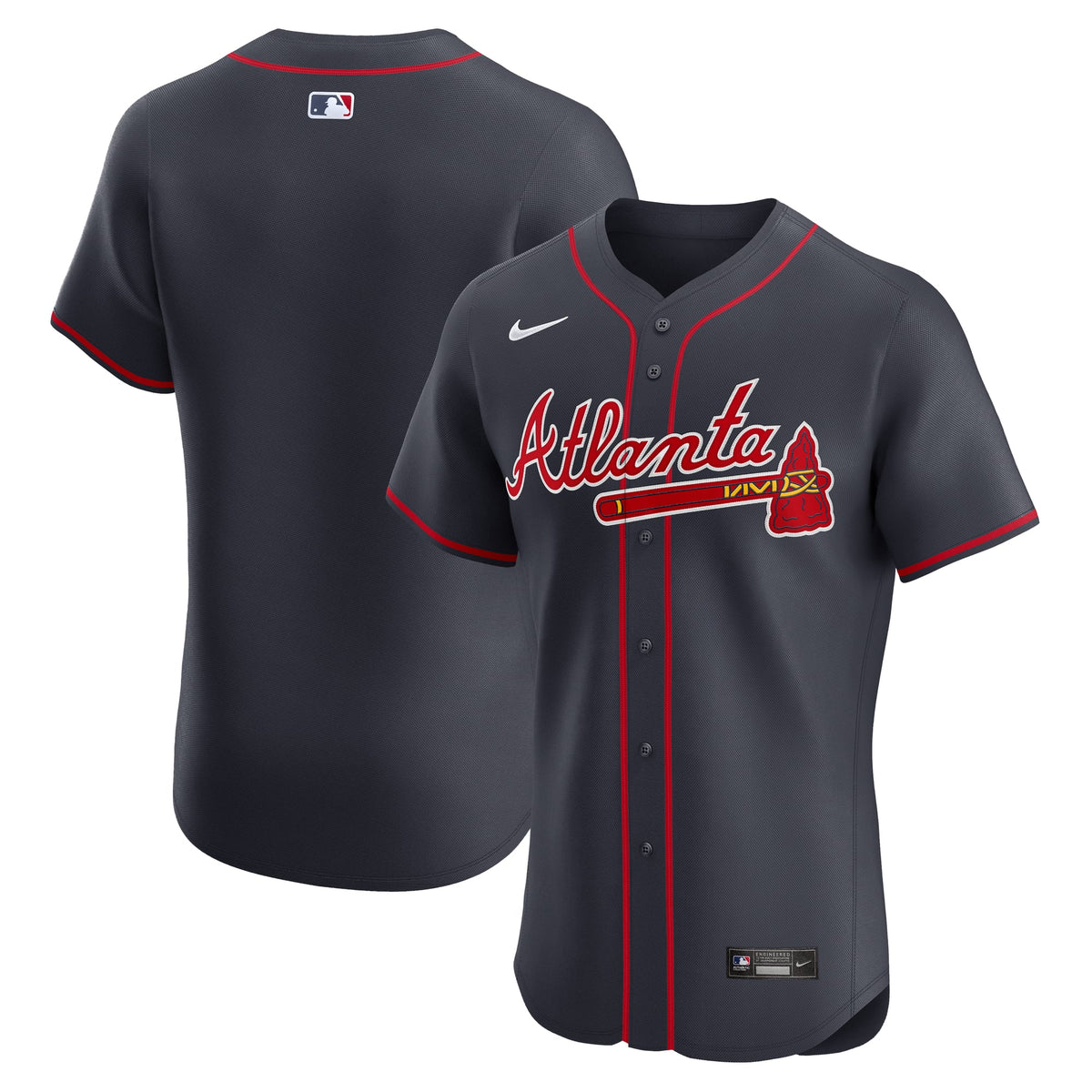 Men's Atlanta Braves Nike White Home Elite Jersey