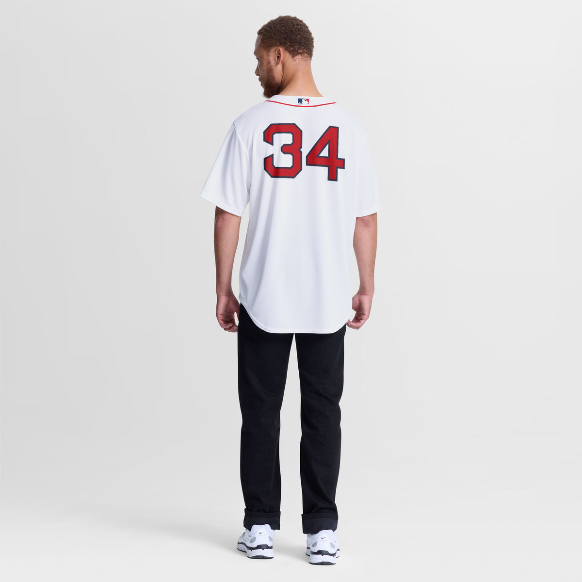 Men's Boston Red Sox David Ortiz Nike White Home Replica Jersey