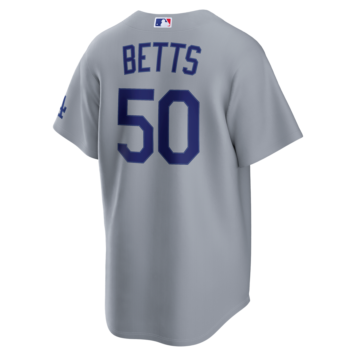 Men's Los Angeles Dodgers Mookie Betts Nike Gray Stadium Jersey