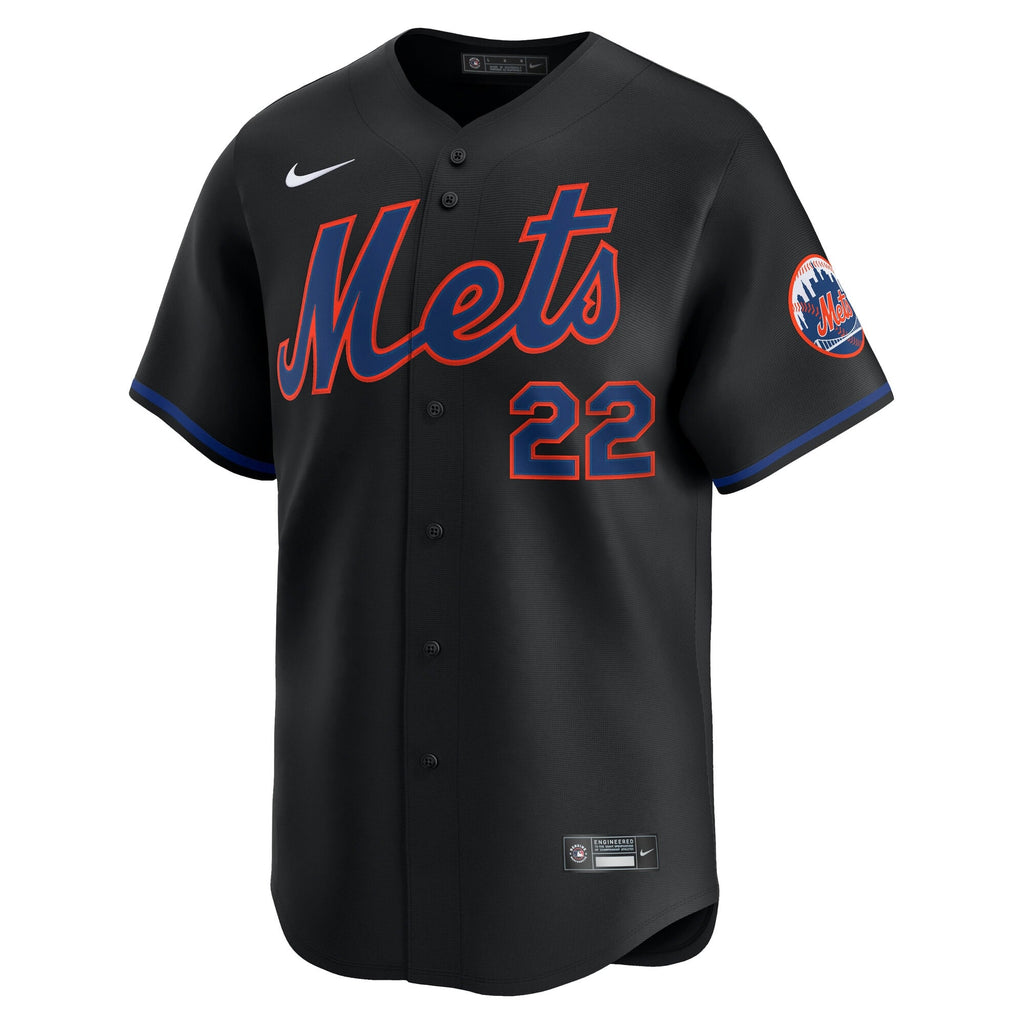 Men's New York Mets Juan Soto Nike Black Alternate Limited Player Jersey