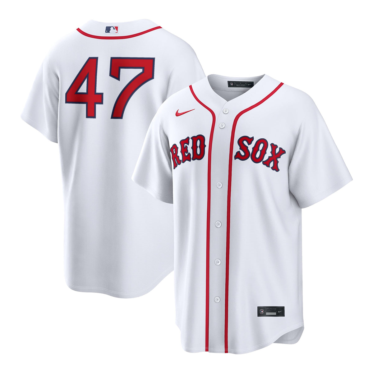 Men's Boston Red Sox Jovani Moran Nike White Home Replica Jersey