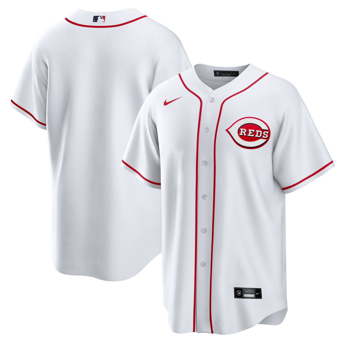 Men's Cincinnati Reds Nike White Home Big & Tall Replica Jersey
