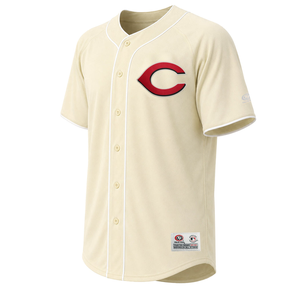 Men's Cincinnati Reds Stitches Cream Fashion Jersey