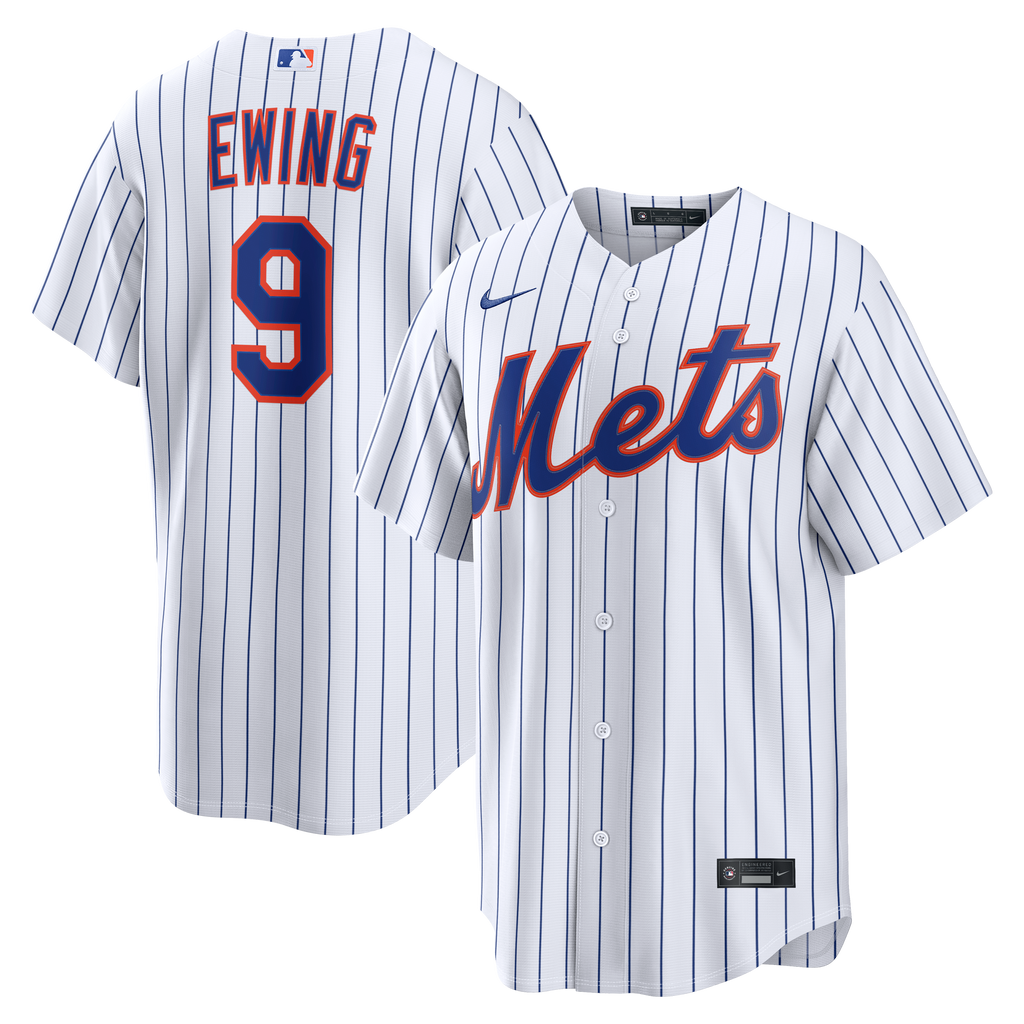 Men's New York Mets AJ Ewing Nike White Home Replica Jersey