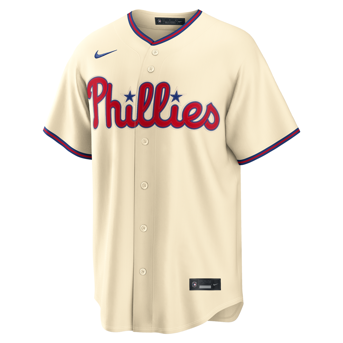 Men's Philadelphia Phillies Nike Cream Alternate Replica Jersey