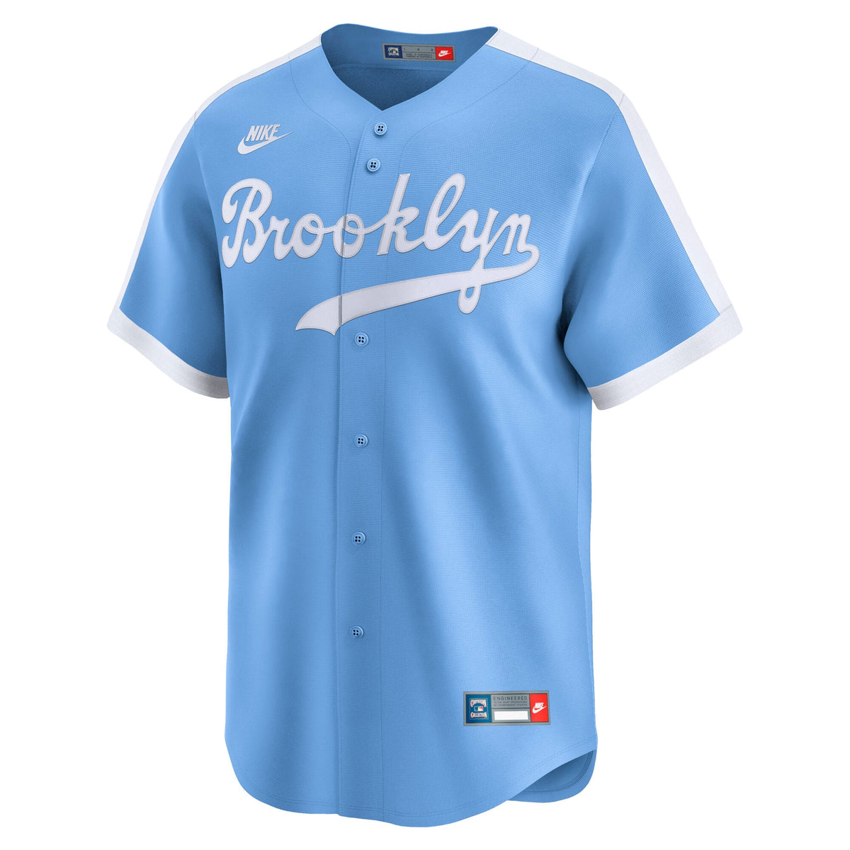 Men's Brooklyn Dodgers Nike Light Blue Cooperstown Collection Limited Jersey