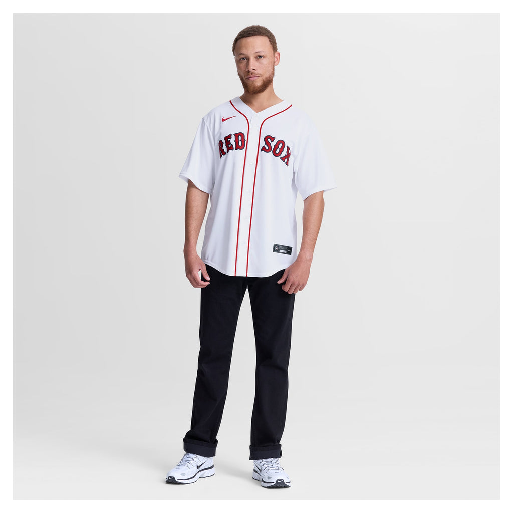 Men's Boston Red Sox Jovani Moran Nike White Home Replica Jersey