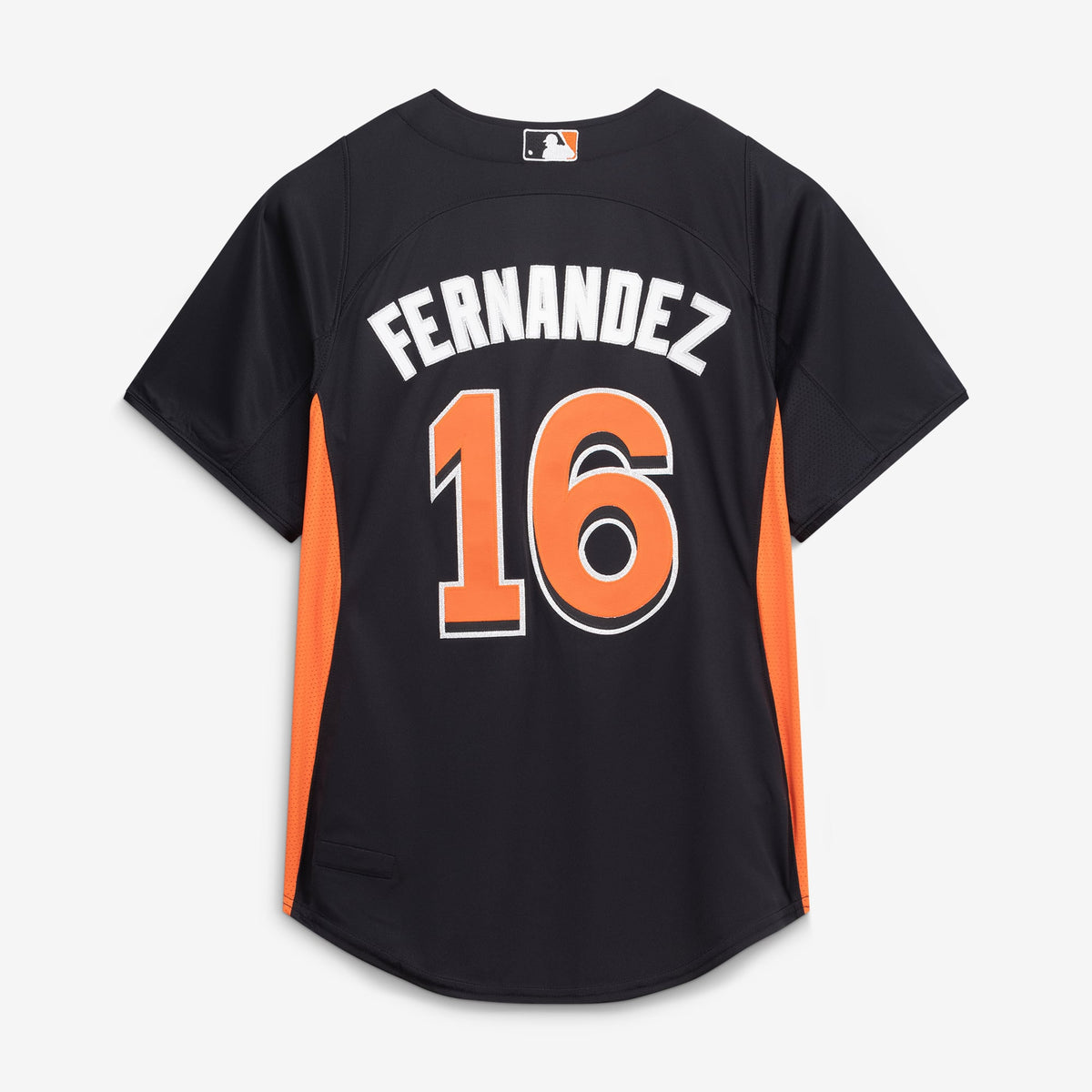 Men's Miami Marlins Jose Fernandez Mitchell & Ness Black Authentic Batting Practice Jersey