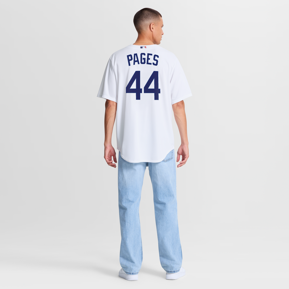 Men's Los Angeles Dodgers Andy Pages Nike White Home Replica Jersey