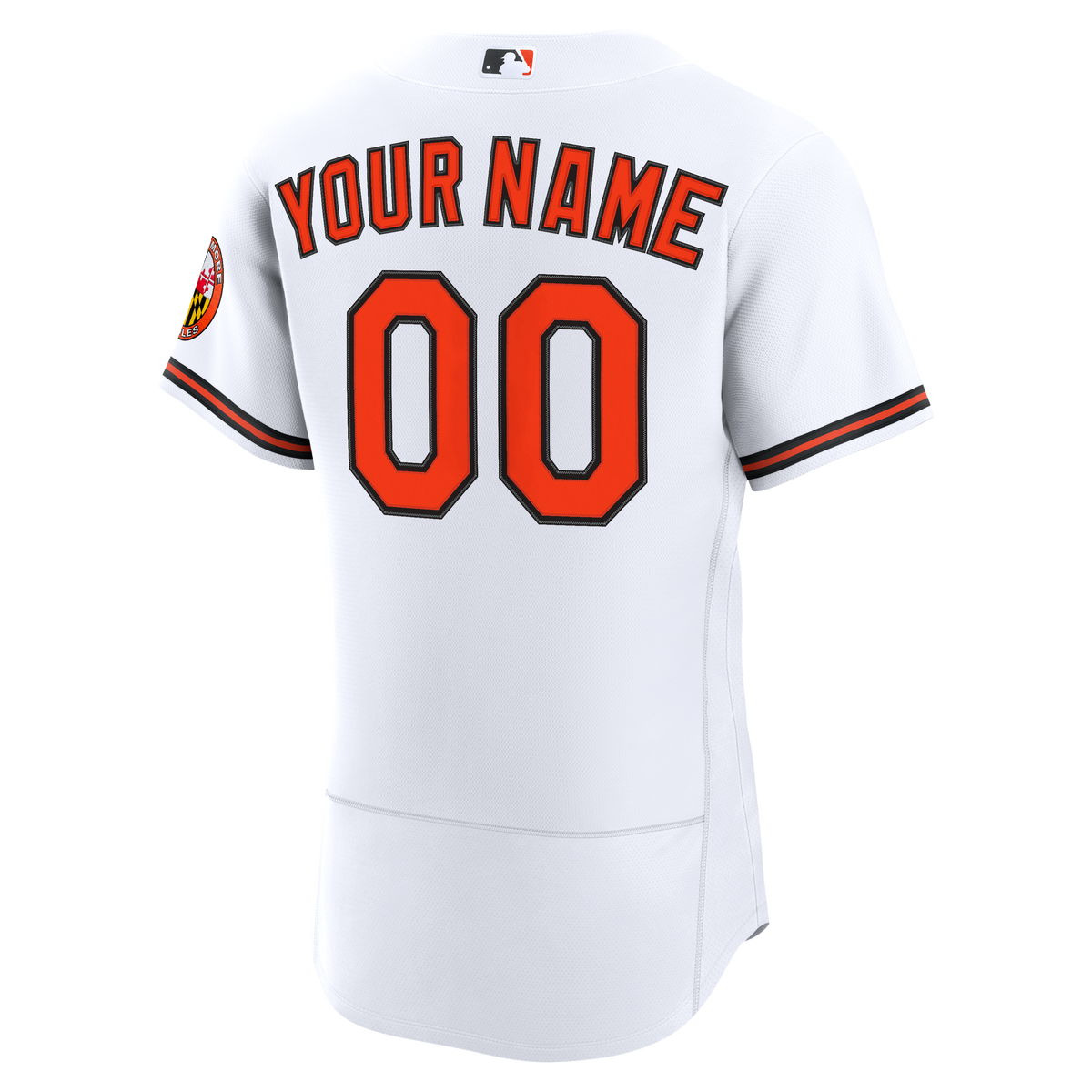 Men's Baltimore Orioles Nike White Home Authentic Custom Jersey