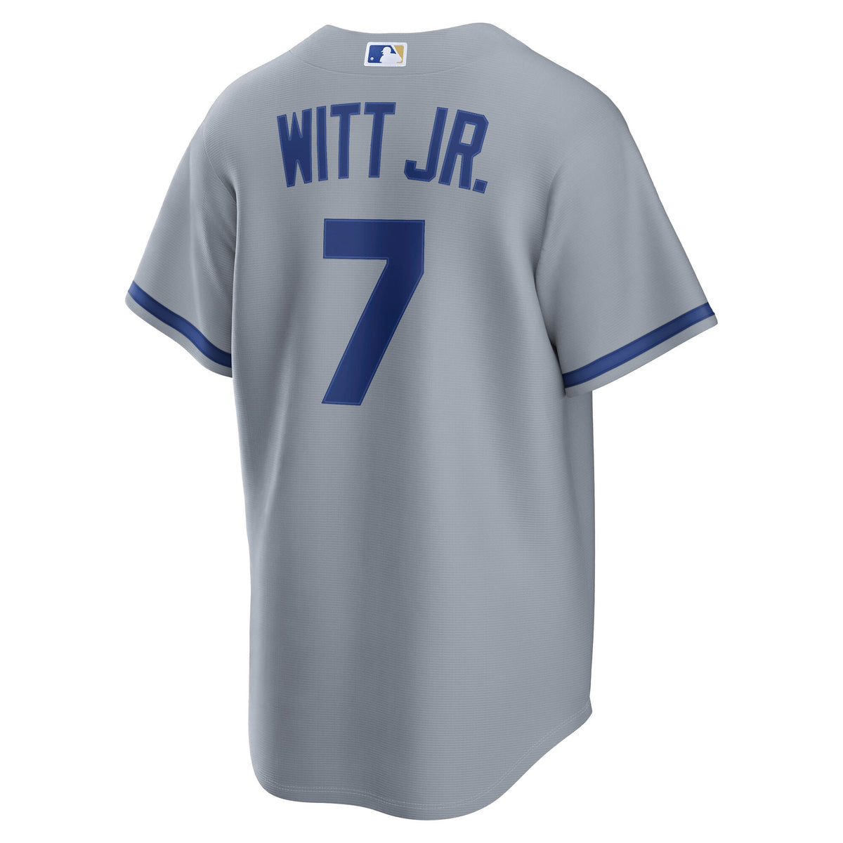 Men's Kansas City Royals Bobby Witt Jr. Nike Gray Road Replica Jersey