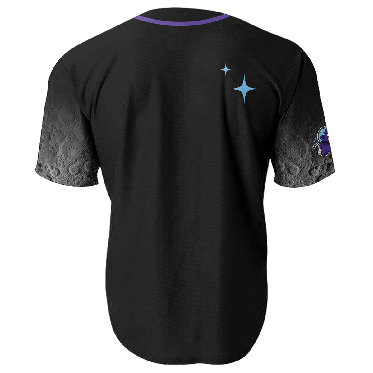 Men's Erie SeaWolves Black Moon Mammoths Alternate Replica Jersey