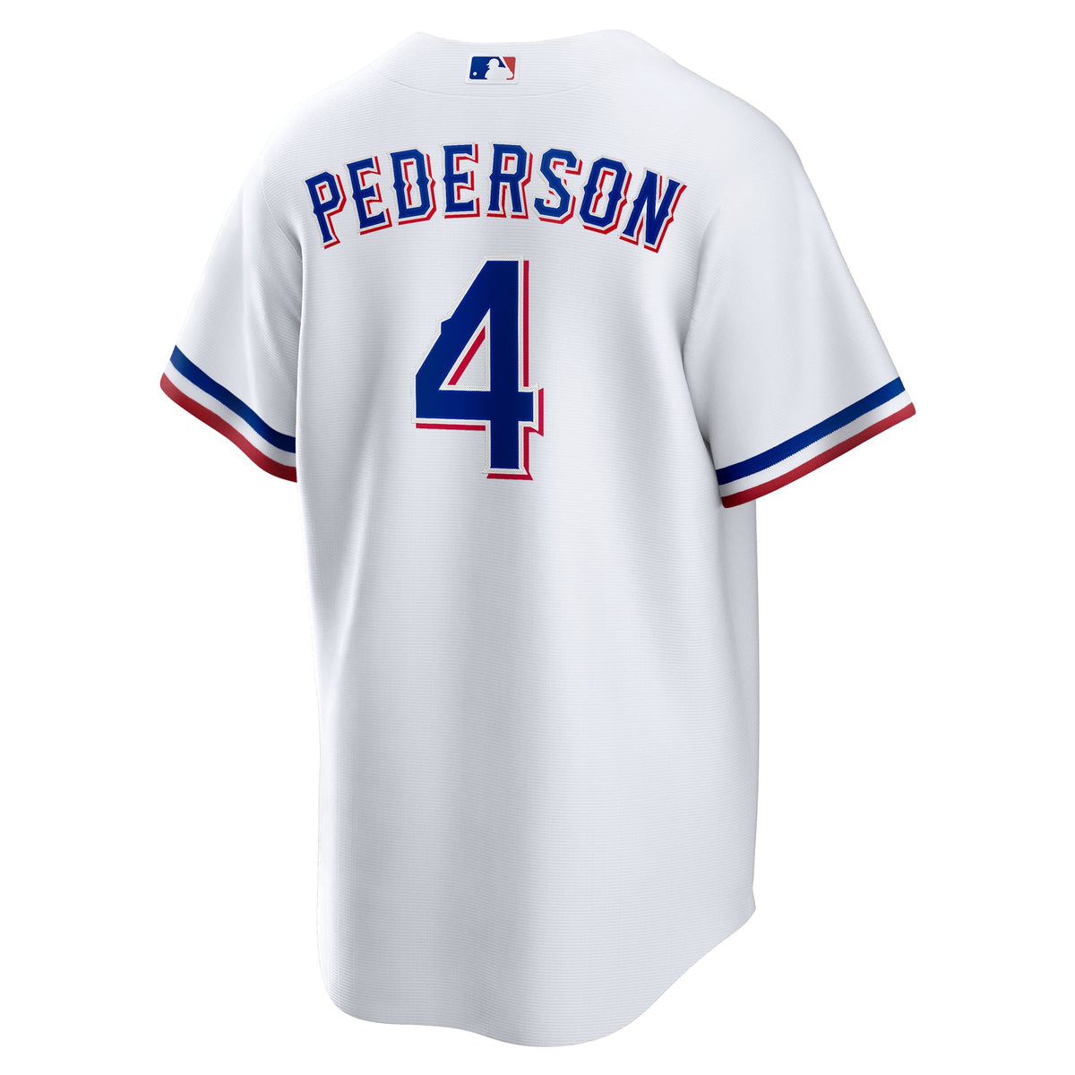 Men's Texas Rangers Joc Pederson Nike White Home Replica Jersey