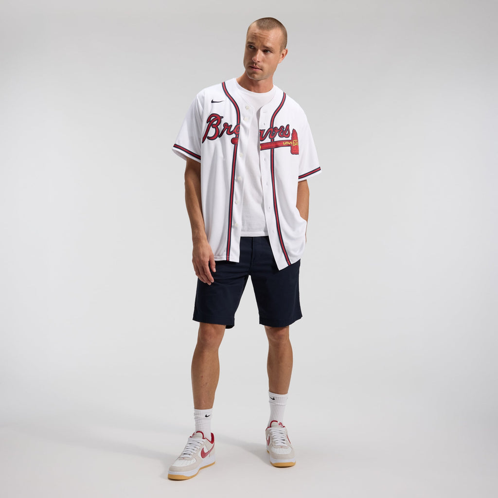 Men's Atlanta Braves Nike White Home Replica Team Jersey
