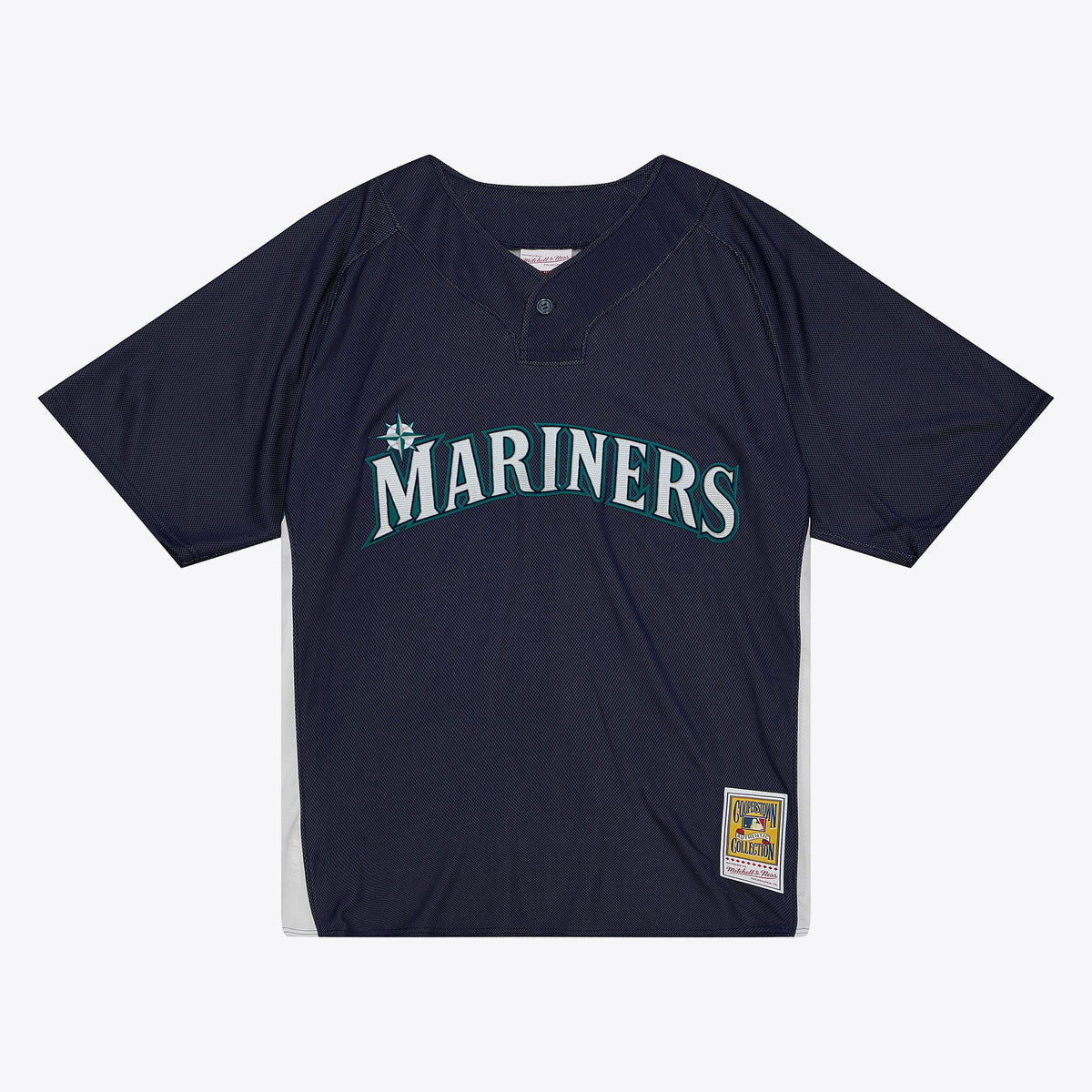Men's Seattle Mariners Ichiro Suzuki Mitchell & Ness Navy Big & Tall Cooperstown Mesh Batting Practice Jersey
