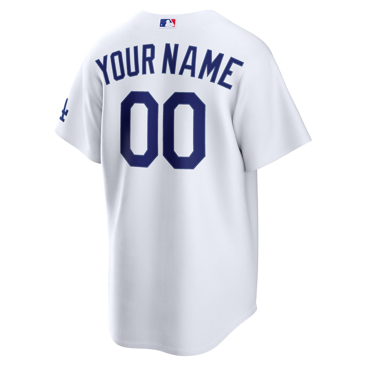 Men's Los Angeles Dodgers Nike White Home Stadium Custom Jersey