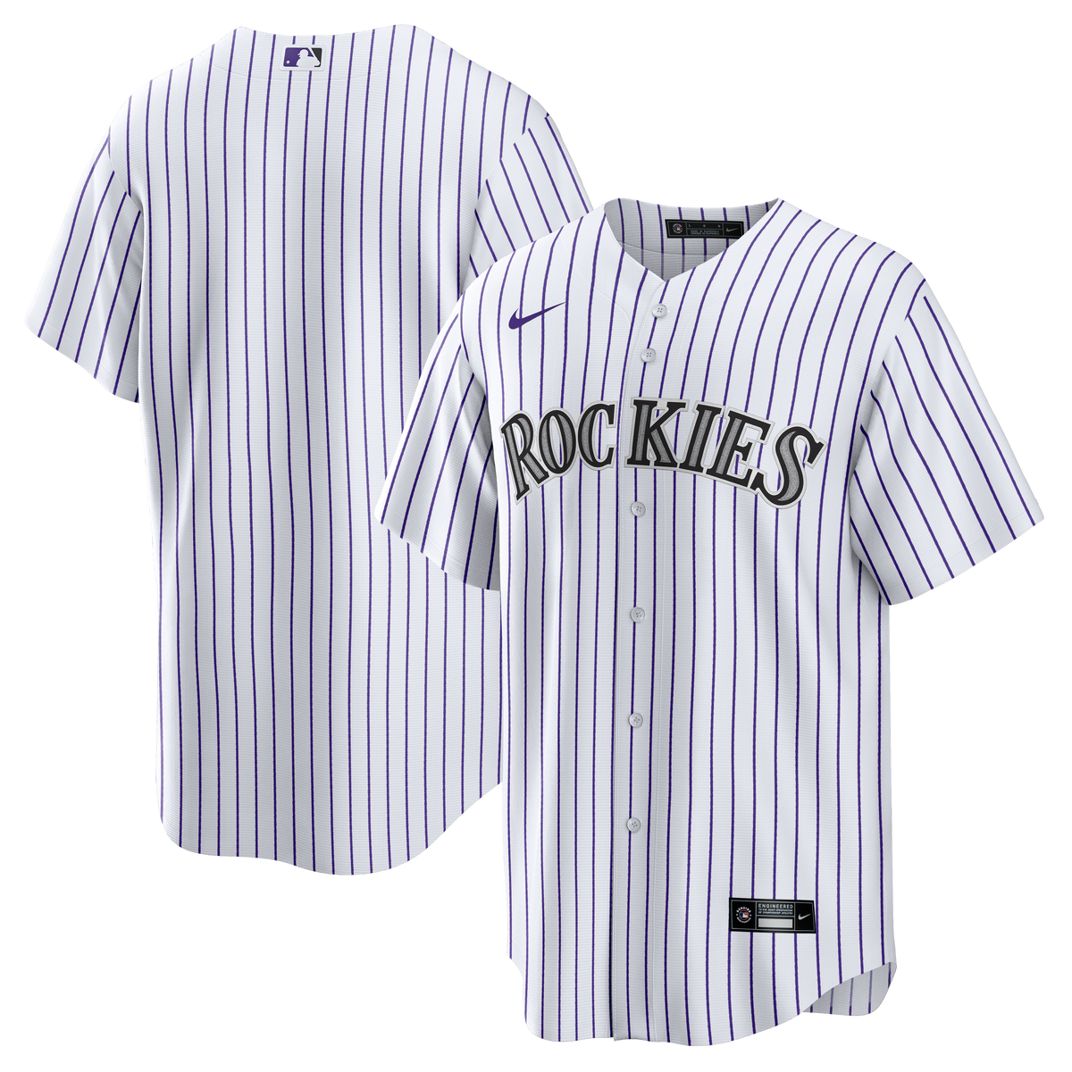 Men's Colorado Rockies Nike White Home Big & Tall Replica Jersey