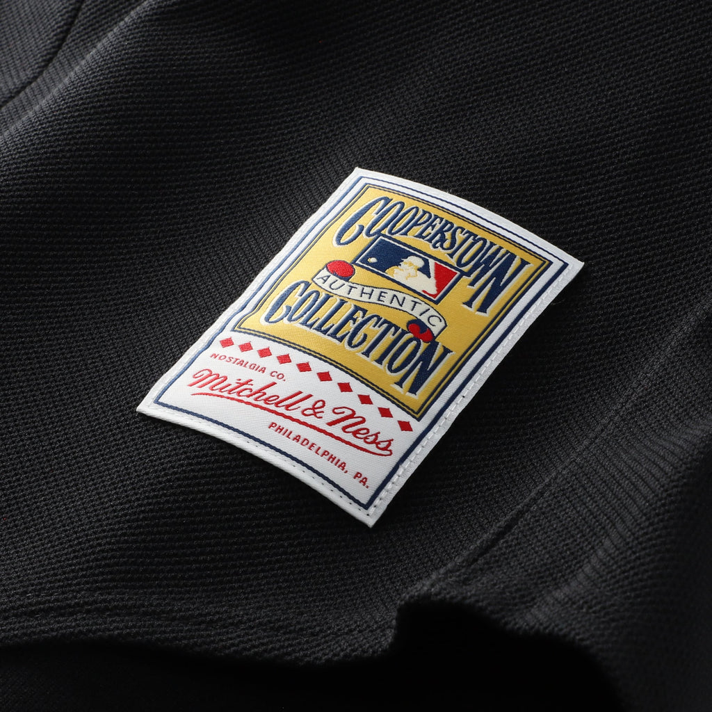 Men's Cincinnati Reds Ken Griffey Jr. Mitchell & Ness Black Cooperstown Collection Authentic Mesh Batting Practice Jersey