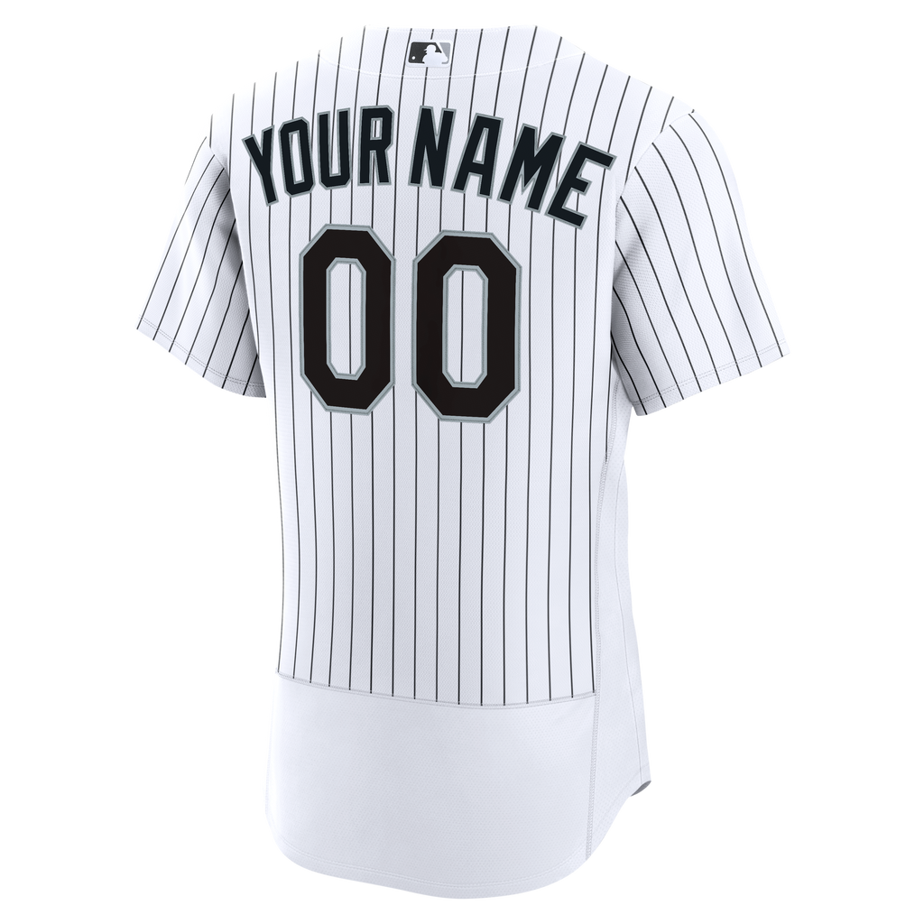 Men's Chicago White Sox Nike White Home Authentic Custom Jersey