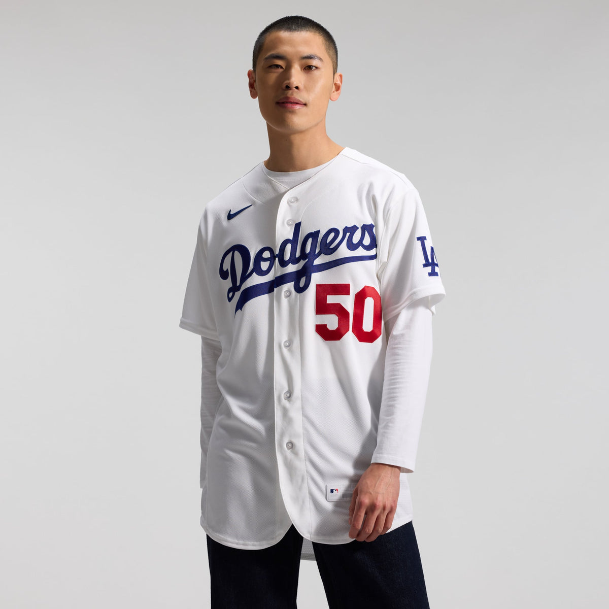 Men's Los Angeles Dodgers Mookie Betts Nike White Home Authentic Jersey