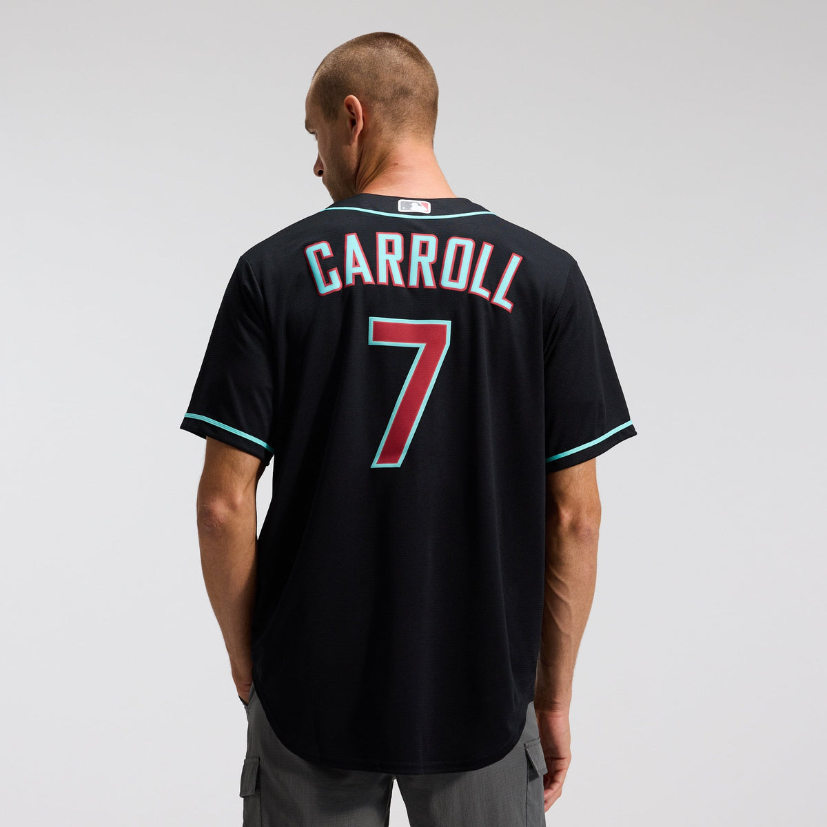 Men's Arizona Diamondbacks Corbin Carroll Nike Crimson Alternate 2 Replica Jersey