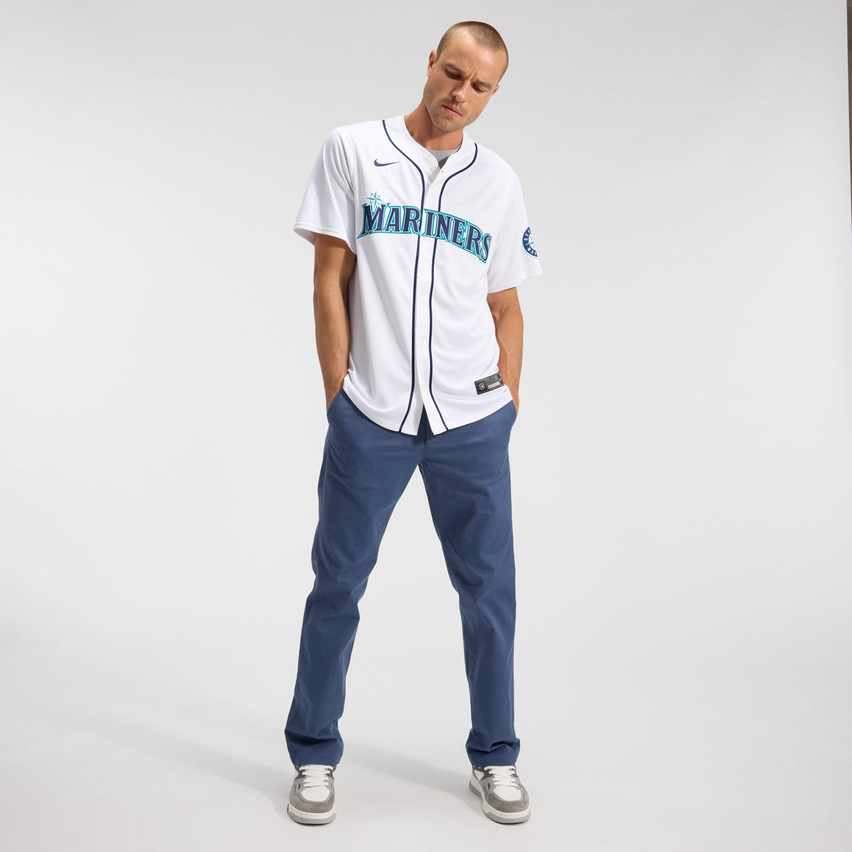 Men's Seattle Mariners Cal Raleigh Nike Teal Alternate Limited Jersey