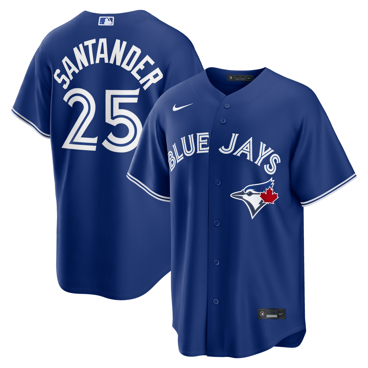 Men's Toronto Blue Jays Anthony Santander Nike Gray Road Replica Jersey