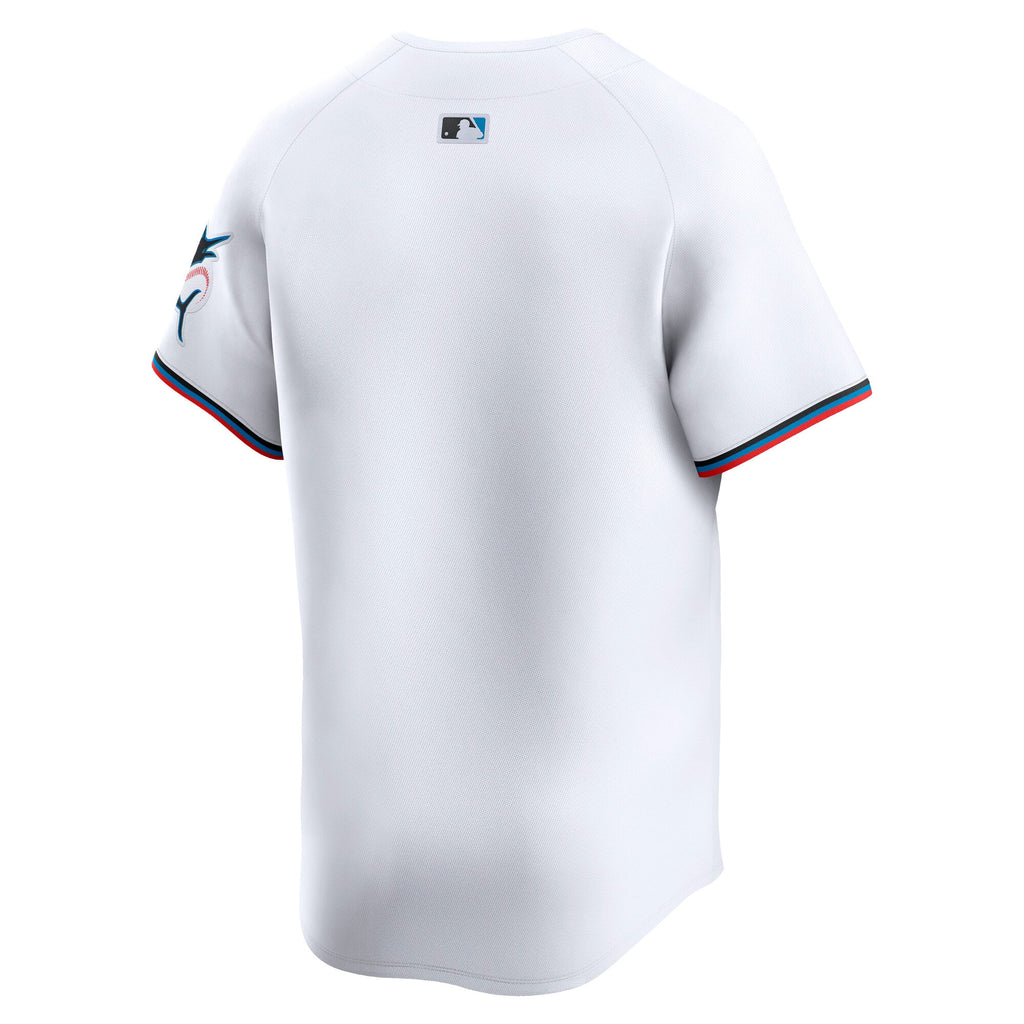 Men's Miami Marlins Nike White Home Replica Team Jersey