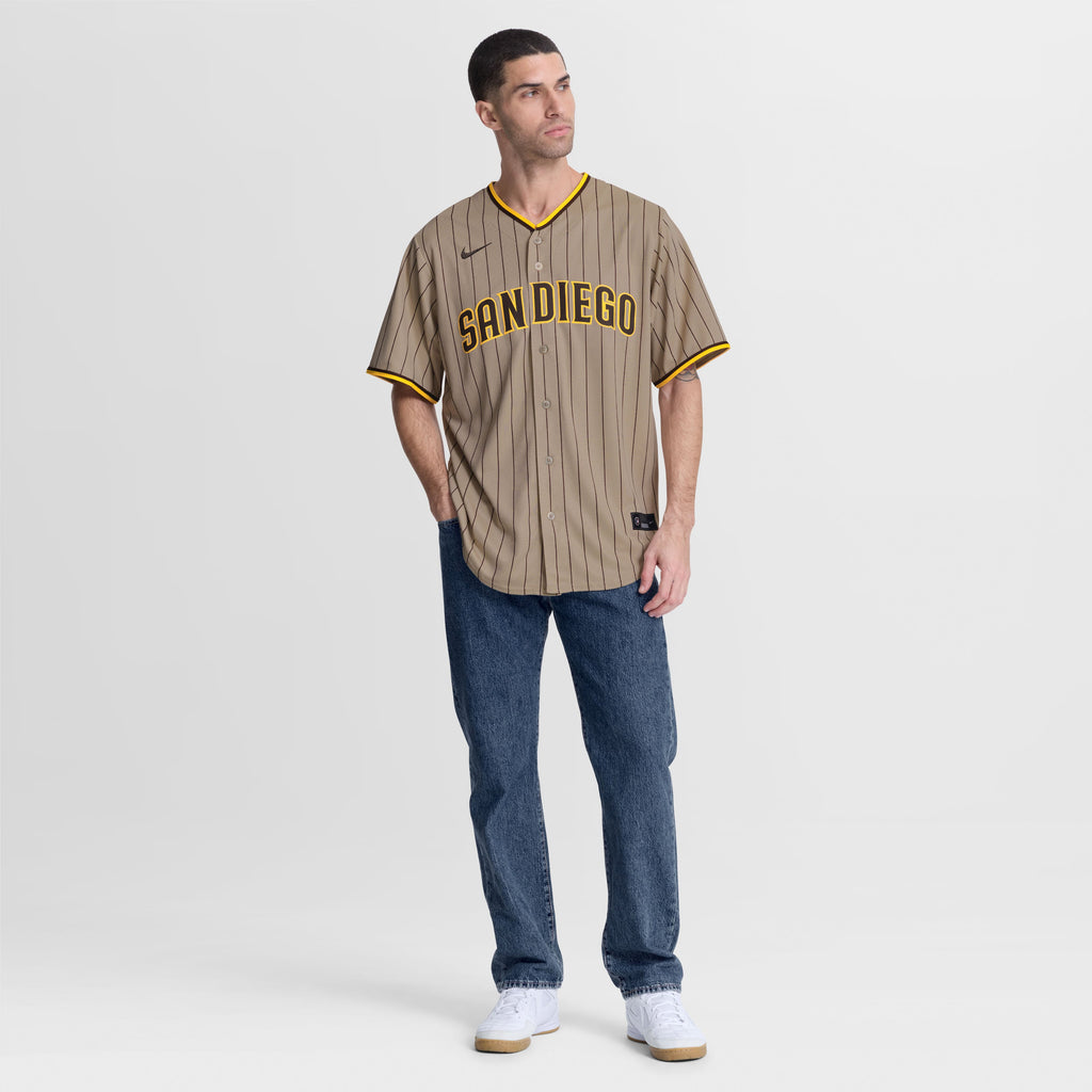 Men's San Diego Padres Jackson Merrill Nike Sand Alternate Replica Jersey