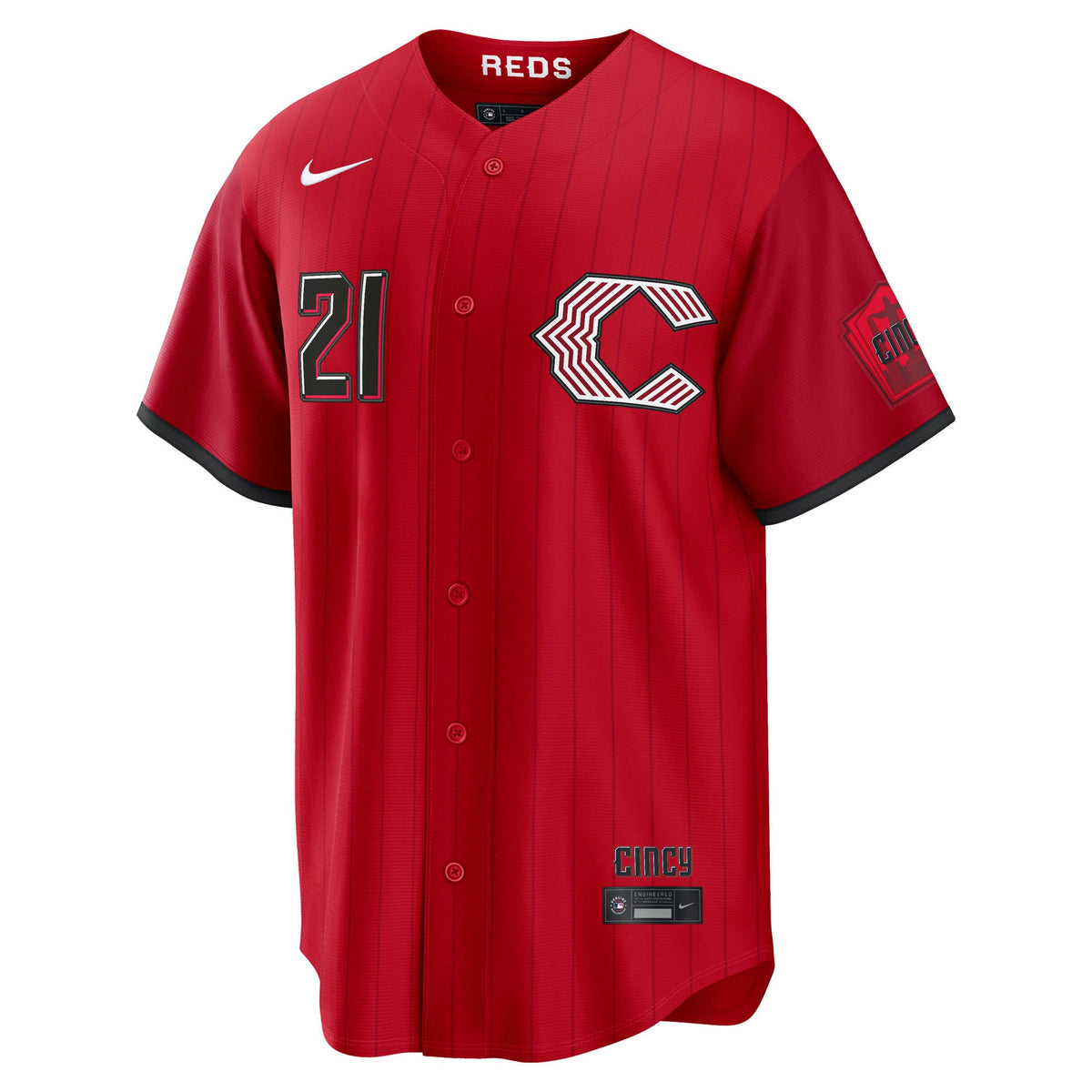 Men's Cincinnati Reds Hunter Greene Nike Red 2026 City Connect Stadium Jersey