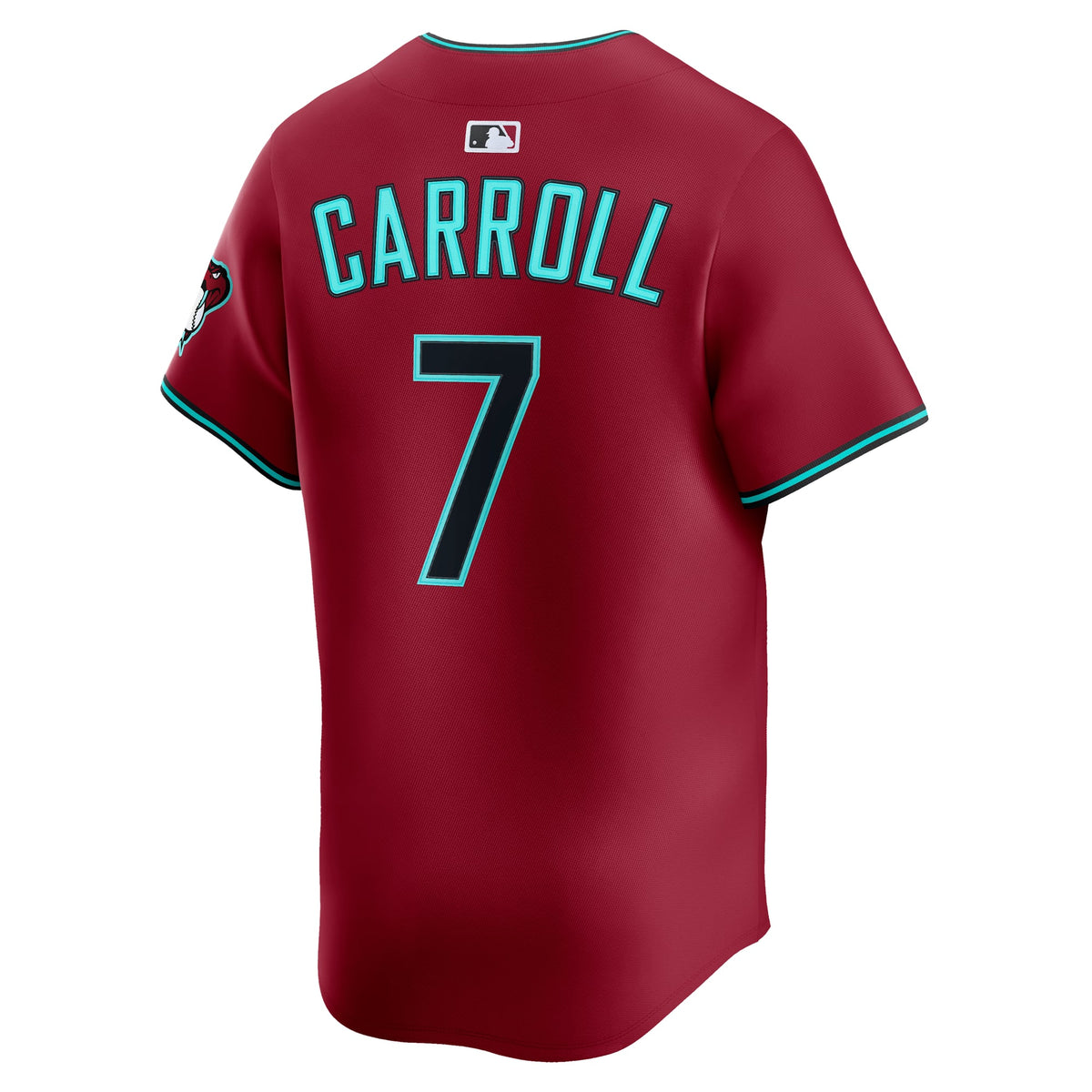 Men's Arizona Diamondbacks Corbin Carroll Nike Black Alternate Limited Player Jersey
