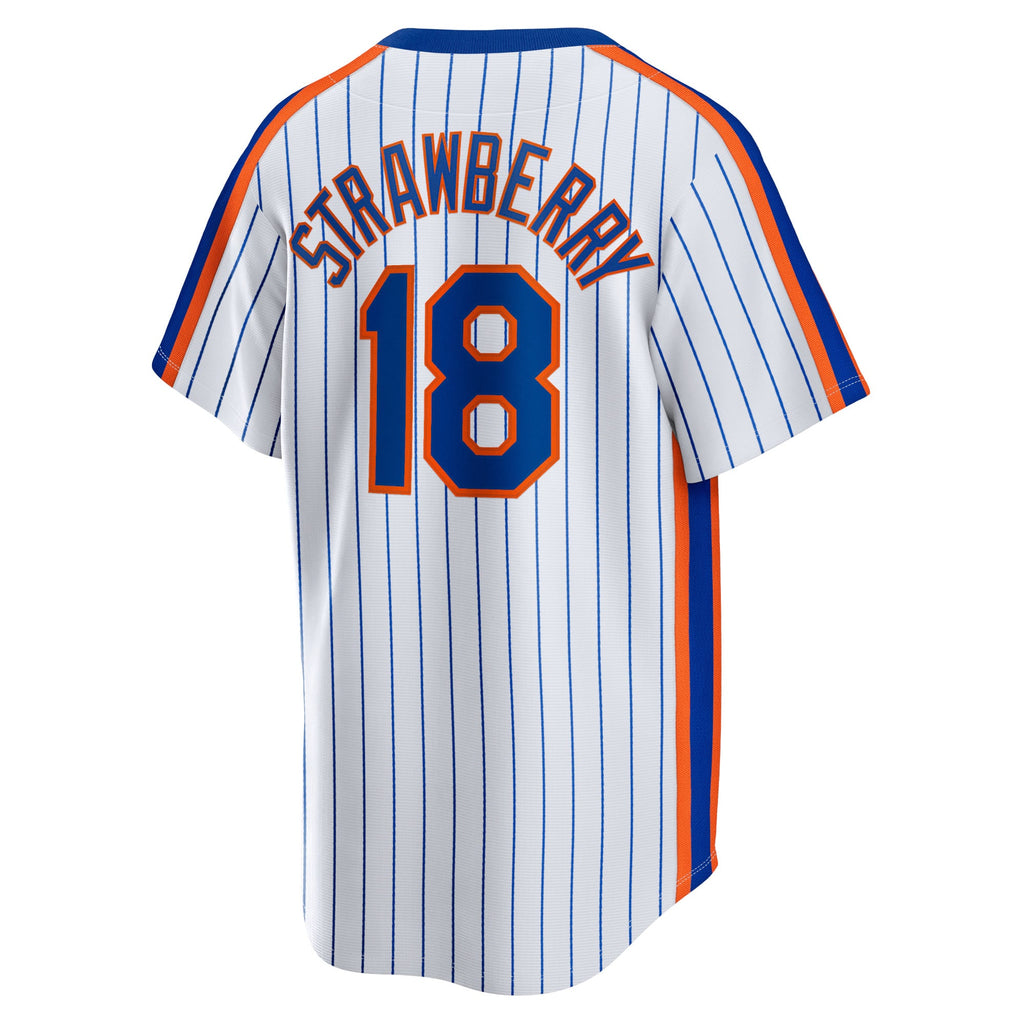 Men's New York Mets Darryl Strawberry Nike White Home Cooperstown Collection Player Jersey