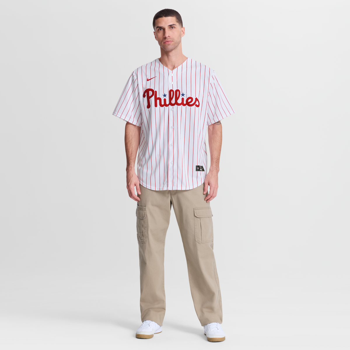 Men's Philadelphia Phillies Bryce Harper Nike White Home Replica Jersey