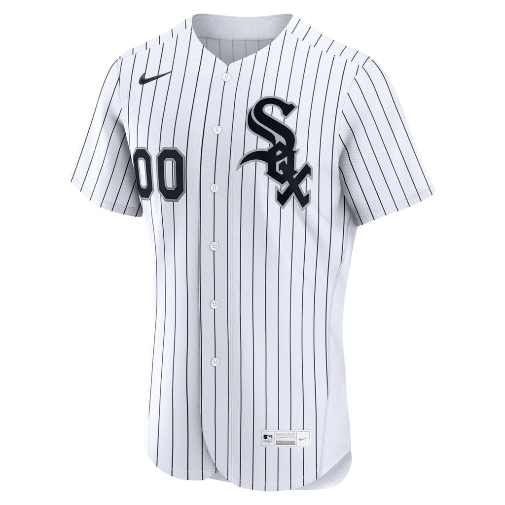 Men's Chicago White Sox Nike White Home Authentic Custom Jersey