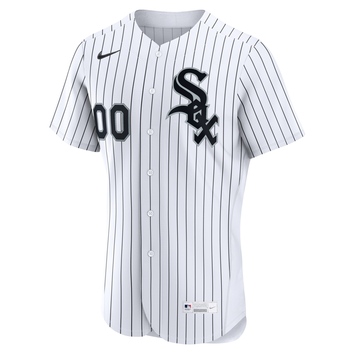 Men's Chicago White Sox Nike White Home Authentic Custom Jersey