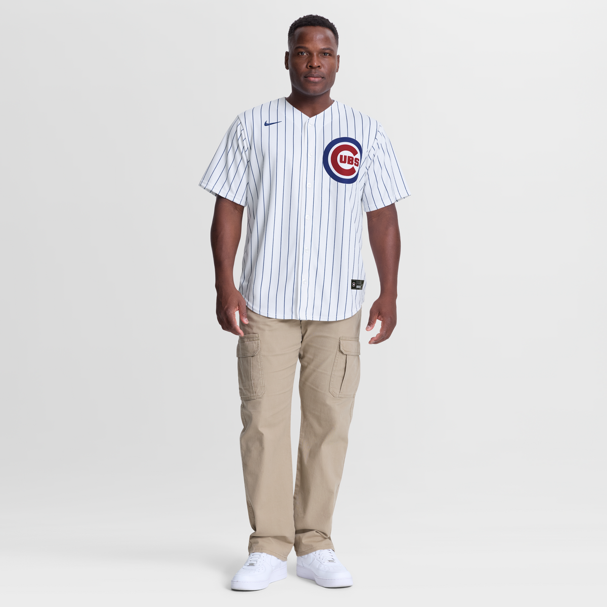Men's Chicago Cubs Matt Shaw Nike White Home Replica Jersey