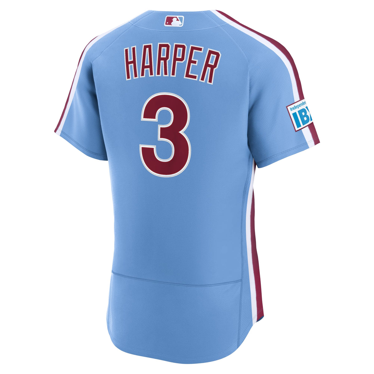 Men's Philadelphia Phillies Bryce Harper Nike Cream Alternate Authentic Sponsor Patch Jersey