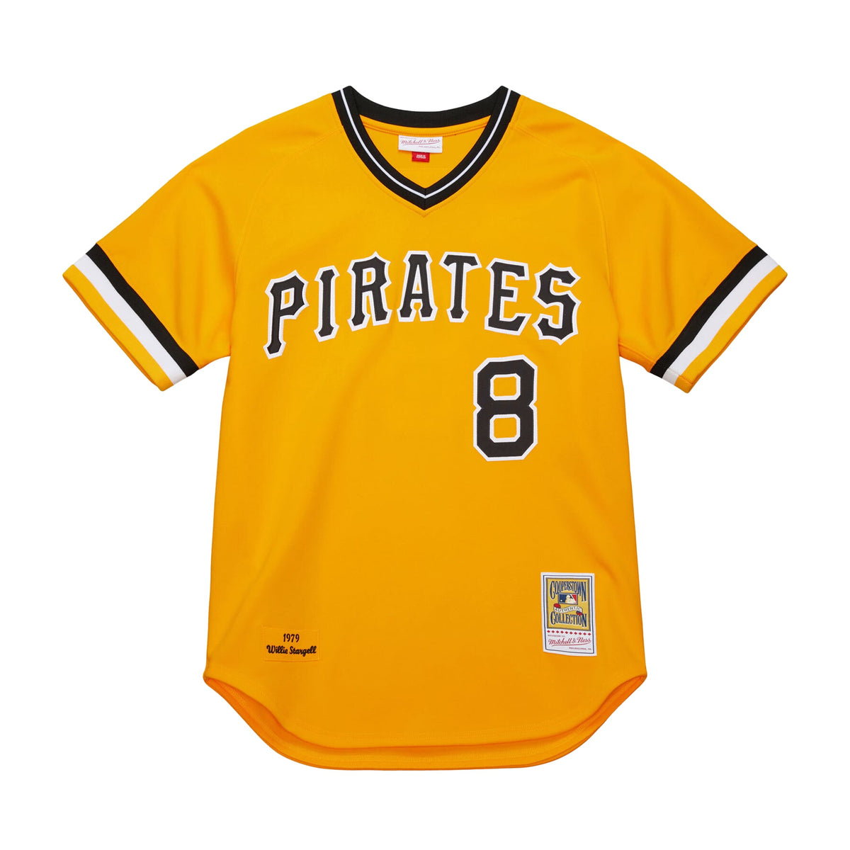 Men's Pittsburgh Pirates Willie Stargell Mitchell & Ness Gold 1979 Throwback Authentic Jersey