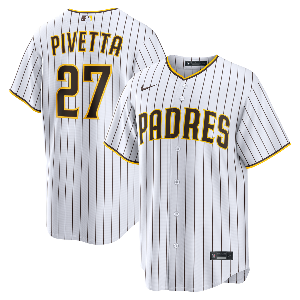Men's San Diego Padres Nick Pivetta Nike White Home Replica Jersey